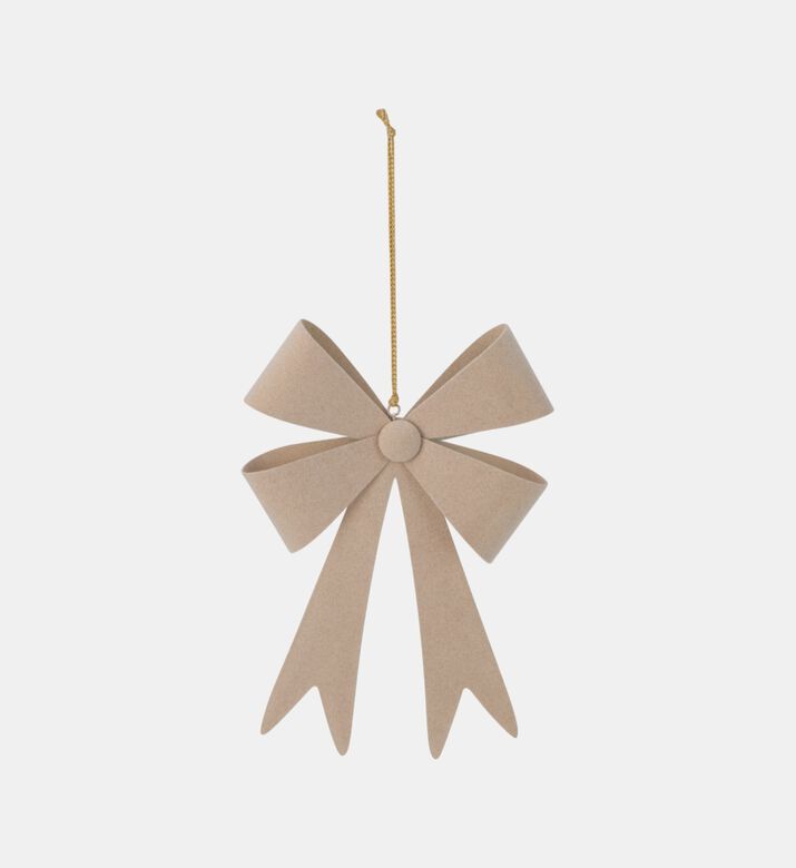 Home Deco and More Bow Hangingdeco, Beige, Packshot View