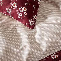 Zuri Wine Floral Bedding Set