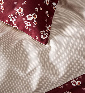 Zuri Wine Floral Bedding Set