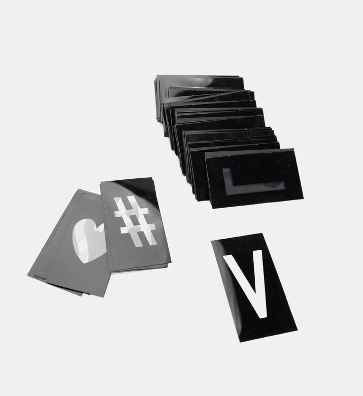 Opjet Light Alphabet Black, Packshot View