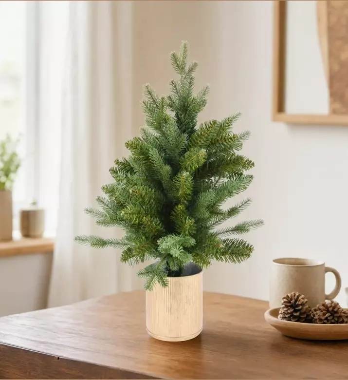 Home Deco and More Golden 88 Tips Christmas Tree, Model View