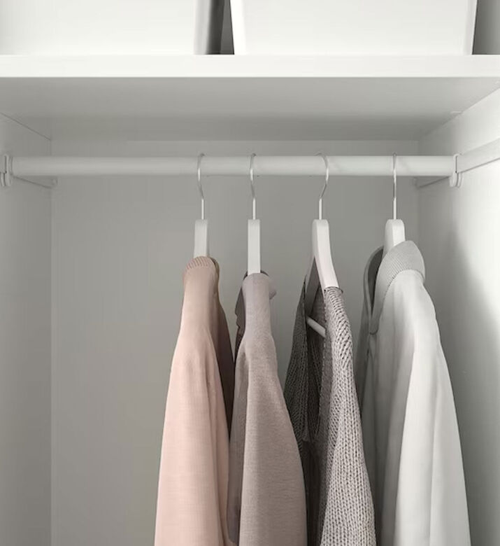 Headbourne Adj Metal Curtain Rail, White, 120-cm, Packshot View