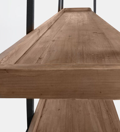 Brooks Wide Shelf Pine Bookcase