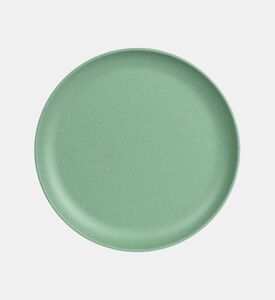 Excellent Houseware Melamine Matte-finish Flat Plate, Green, Packshot View