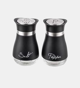 Salt and Pepper Ebony Salt-pepper Shakers 2-piece Set 21x14.5x13.5 Cm, Packshot View