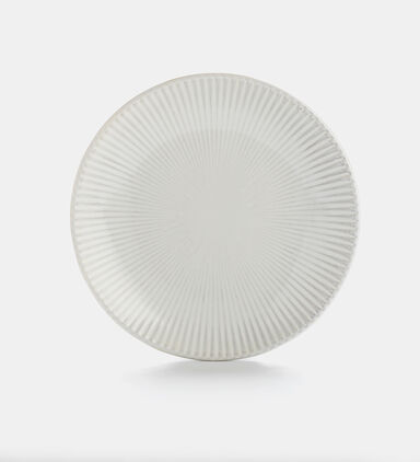 Gradient Ribbed-edge Round Plate