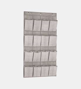 Interdesign Aldo Linen Over Door Shoe Organizer, Packshot View