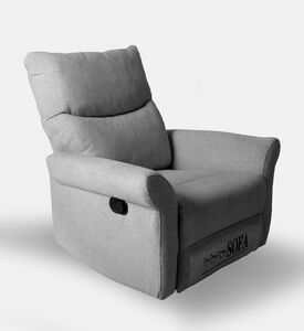 Home Deco and More Chad Swivel Recliner, Black, Packshot View