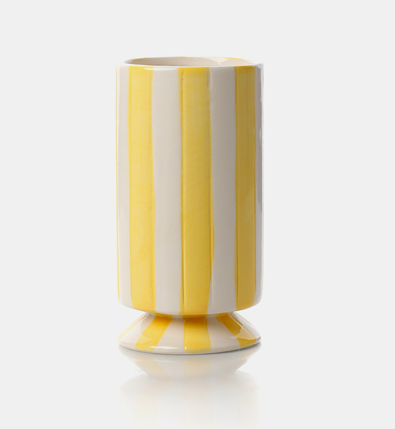 Dolomite Footed Striped Vase