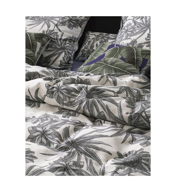 Essenza Nya Cotton Satin Bed Set, Grey, 140x220-cm, Packshot View