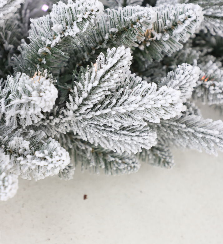 Home Deco and More Garland Runer Snw Mix Flck Led, Packshot View