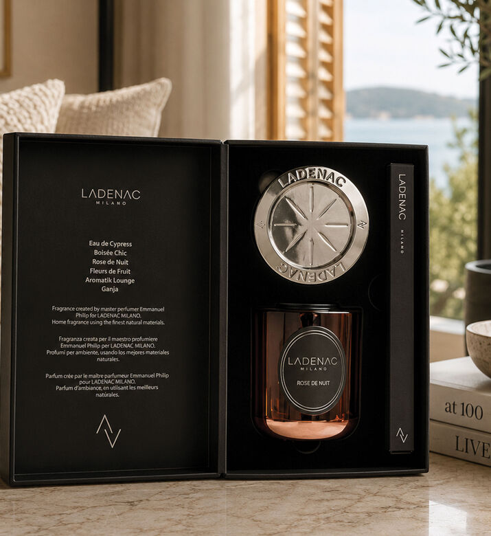 Ladenac Rose De Nuit Candle Jar 30 Cl, Packshot View