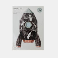 Rocket Satellite Wall Sticker