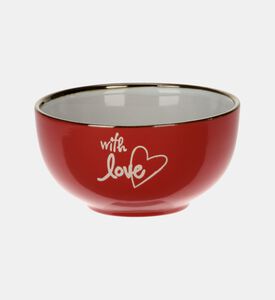 Valentine-inspired Design Gold-rimmed Bowl