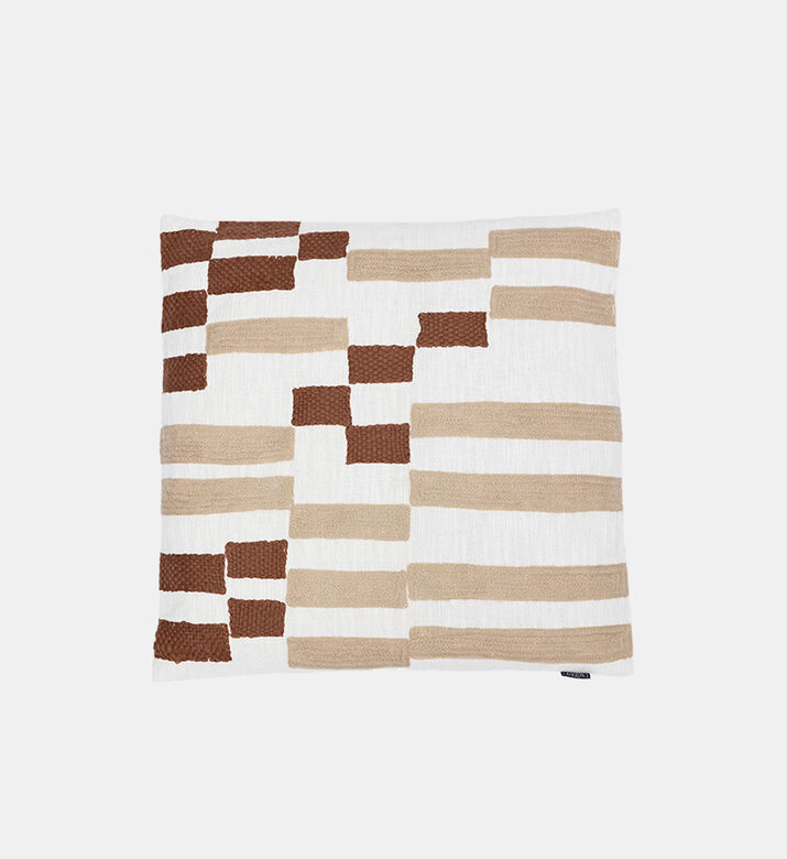 Home Deco and More Nigel Embroidered Print Cushion, Packshot View