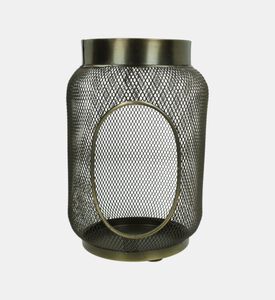 Iron Cage-inspired Lantern 15x15x22.5 Cm