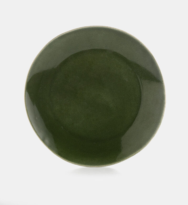 Home Deco and More Ceramic Glossy Dinner Plate, Packshot View