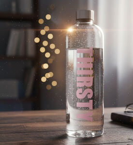Home Deco and More Thirsty Stainless Steel Lid Water Bottle, Packshot View
