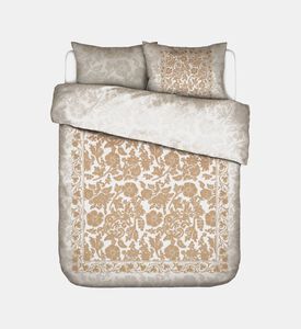 Essenza Maere Cotton Satin Duvet Cover, White, 260x220-cm, Packshot View