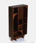 Pillar Mango Wood Books Rack