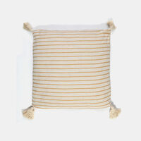 Bego Cotton Stripped Filled And Vaccumed Cushion