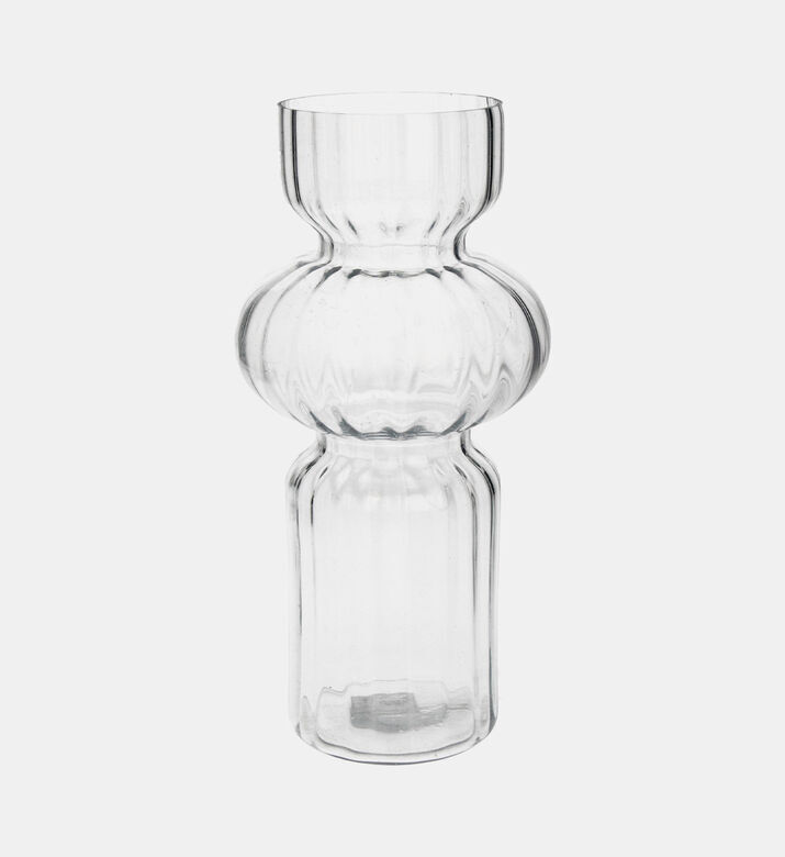 Kersten Three-layer Clear Glass Vase 15x15x31cm, Packshot View