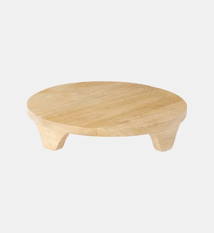 Home Deco and More Wood Round-shape Stand, Packshot View
