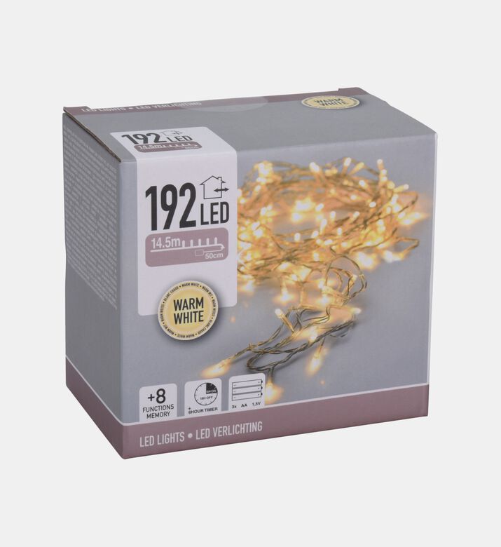 Home Deco and More Led Lights 192 Bo Warm White, Packshot View