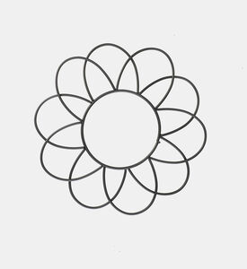 Golfino Embrace Iron Flower Curtain Holder, Packshot View