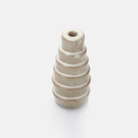 Earthy Porcelain Layered Candle Holder