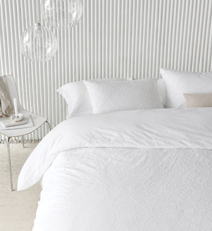 Barabara Hofmann Milky Duvet Cover, White, 240x220-cm, Packshot View