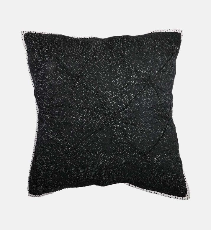 Home Deco and More Fabric Glitter Square Cushion, Packshot View