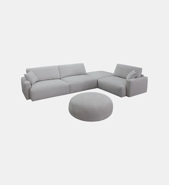 Home Deco and More 2-seater Sofa Set, Grey, Packshot View