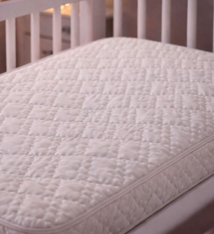 Home Deco and More Bamboo Waterproof Mattress Protector, White, 90x200x30-cm, Packshot View