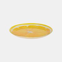 Orange Plastic Round Bowl
