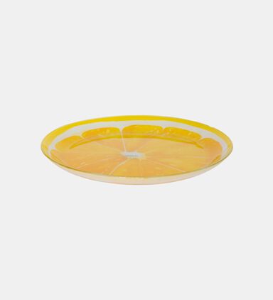 Orange Plastic Round Bowl