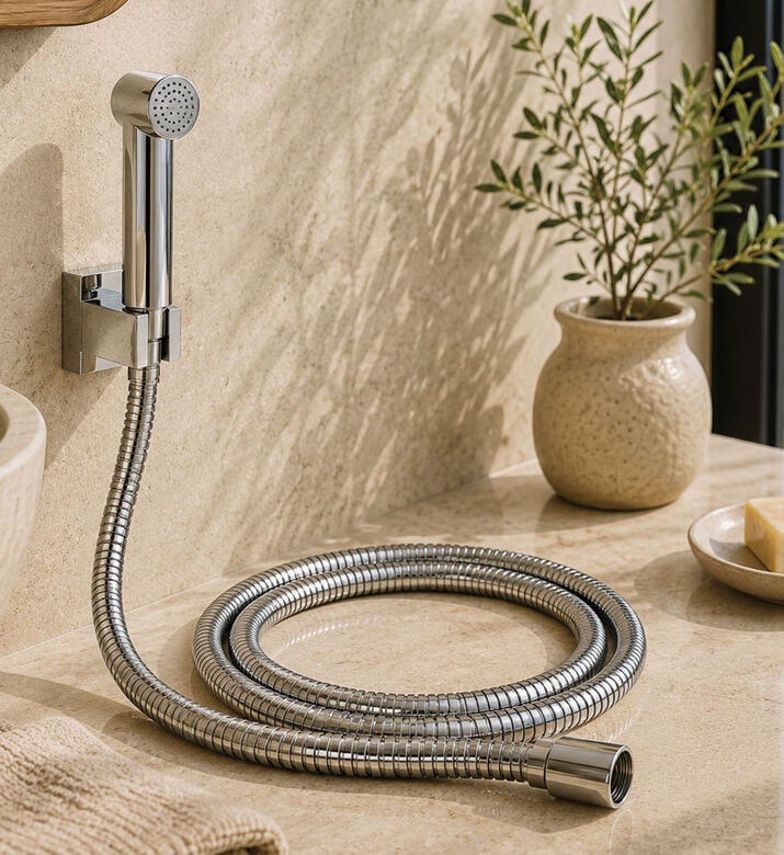 MTK Flex Inkaflex Chrome Shower Hose, Packshot View
