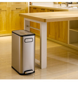 Eco Fly Stainless Steel Trash Can - 12 L