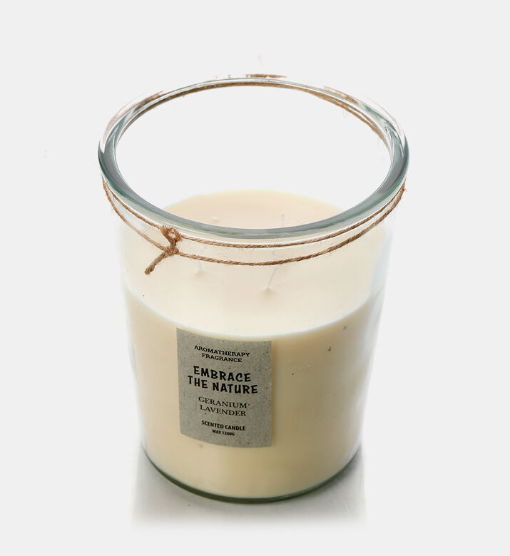 Geranium Lavender Scented Candle
