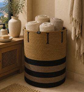 Home Deco and More Bananas Seagrass Basket, Multicolor, 40x50-cm, Packshot View