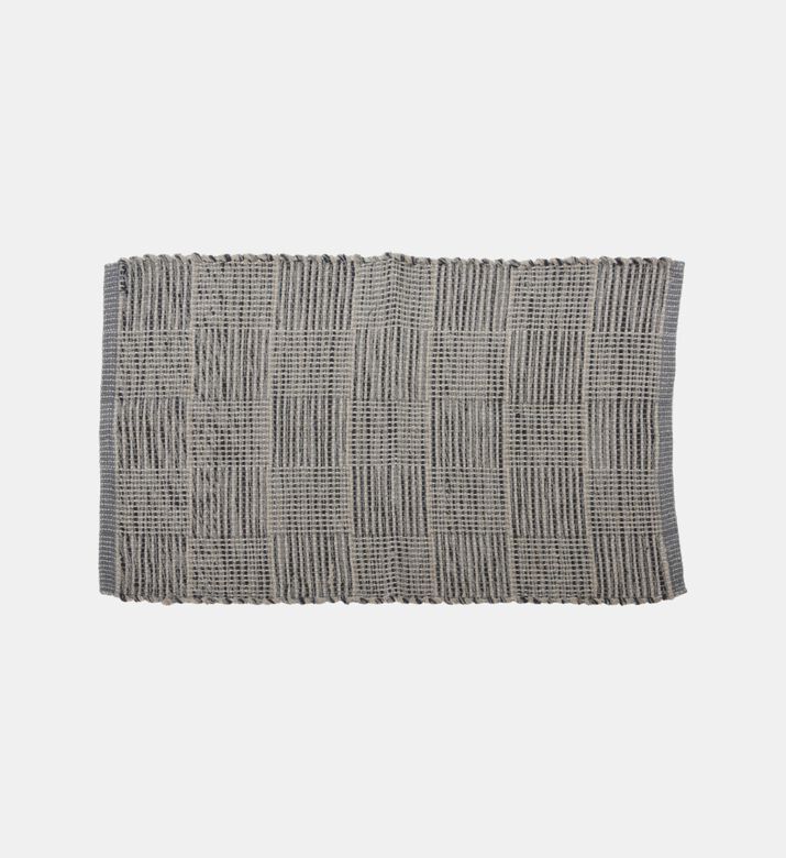 Recycled Cotton Plush Striped Rug