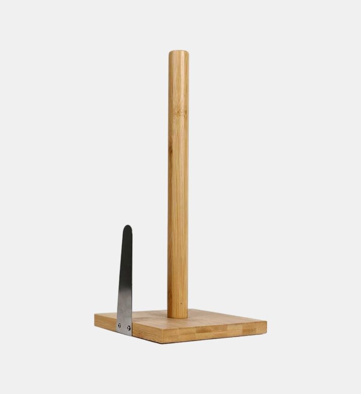 Bamboo Stopper Paper Holder