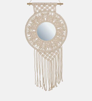 Macram Cotton Wall Mirror