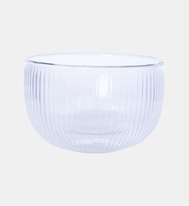 Home Deco and More Double Wall Stripe Clear Glass Mug 2-piece Set - 500ml, Packshot View