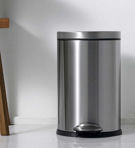 Luna Stainless Steel Pedal Bin 12 Litres