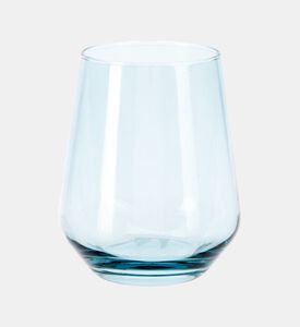 Home Deco and More Blue Translucent Drinking Glass, Packshot View