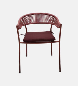Home Deco and More Geneve Dinning Chair, Terracotta, Packshot View