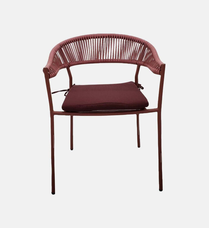 Home Deco and More Geneve Dinning Chair, Terracotta, Packshot View