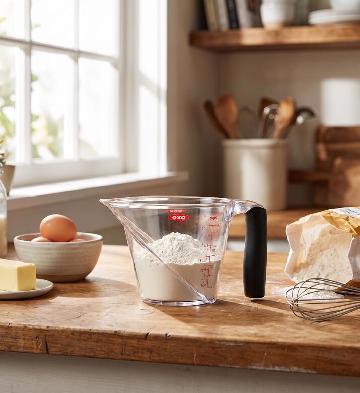 Oxo Plastic Angled Measuring Cup, Model View