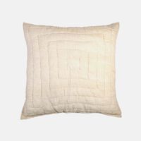 Linen Stitched Design Square Cushion